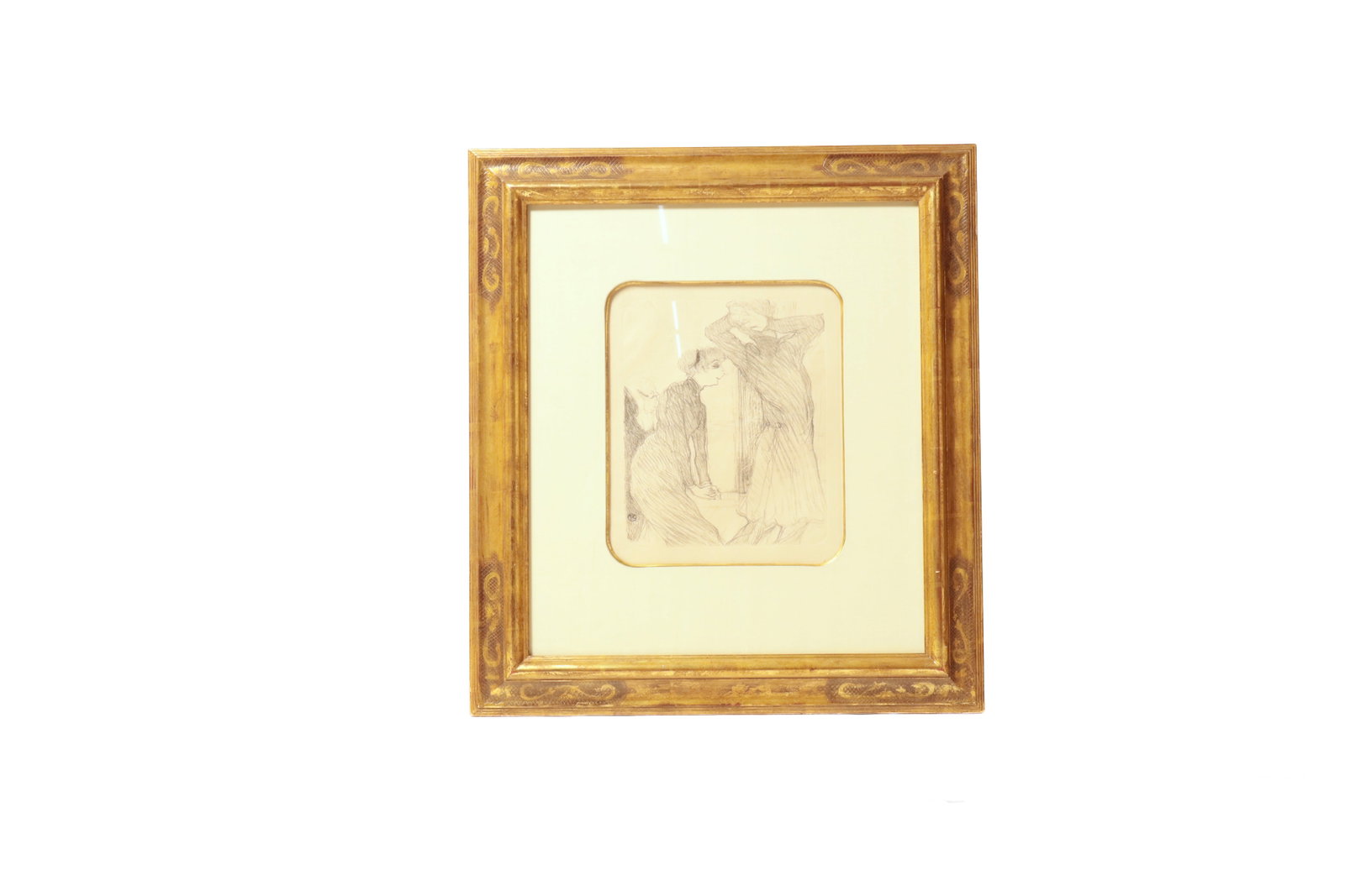 HENRI DE TOULOUSE-LAUTREC (FRENCH, 1864-1901) "LUGNE-POE ET BADY" LITHOGRAPH. (1 of 3)