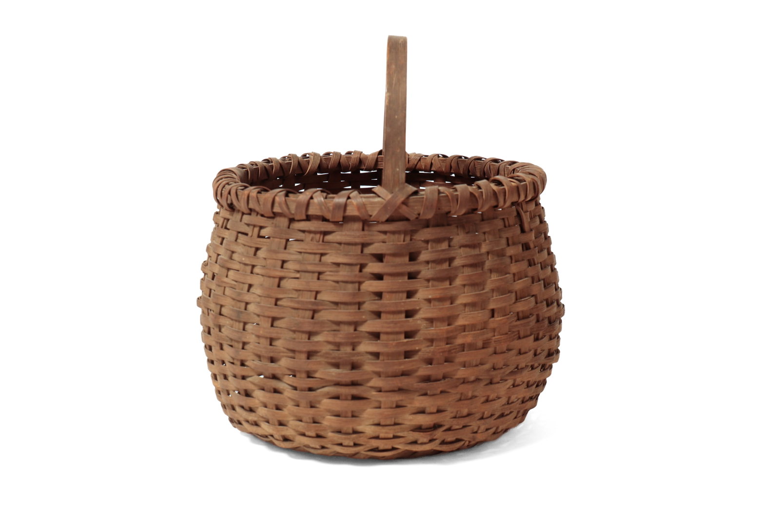 TWO DEMI-JOHN BOTTOM HANDLED BASKETS. - 8