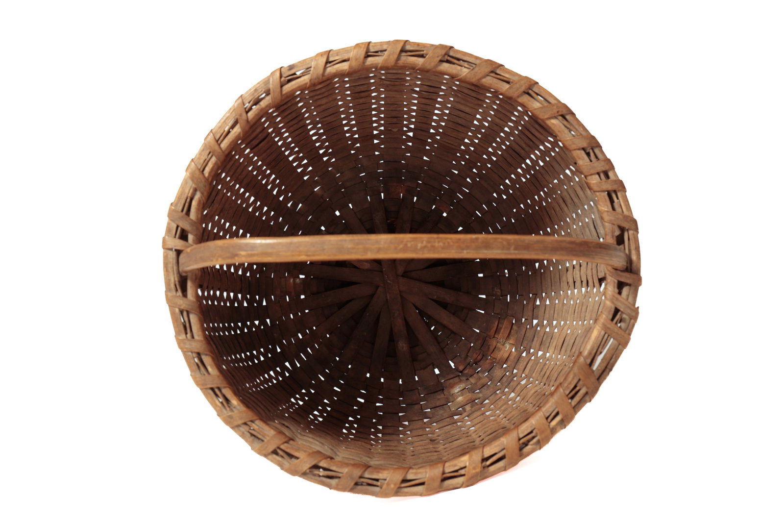 THREE BENTWOOD HANDLED BASKETS. - 11