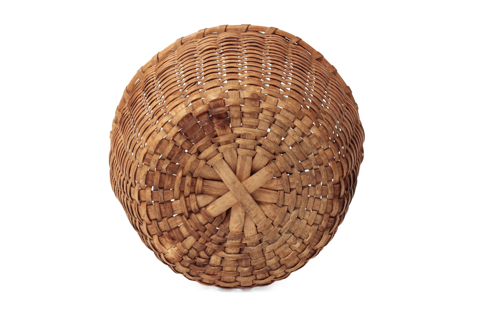 THREE BENTWOOD HANDLED BASKETS. - 12