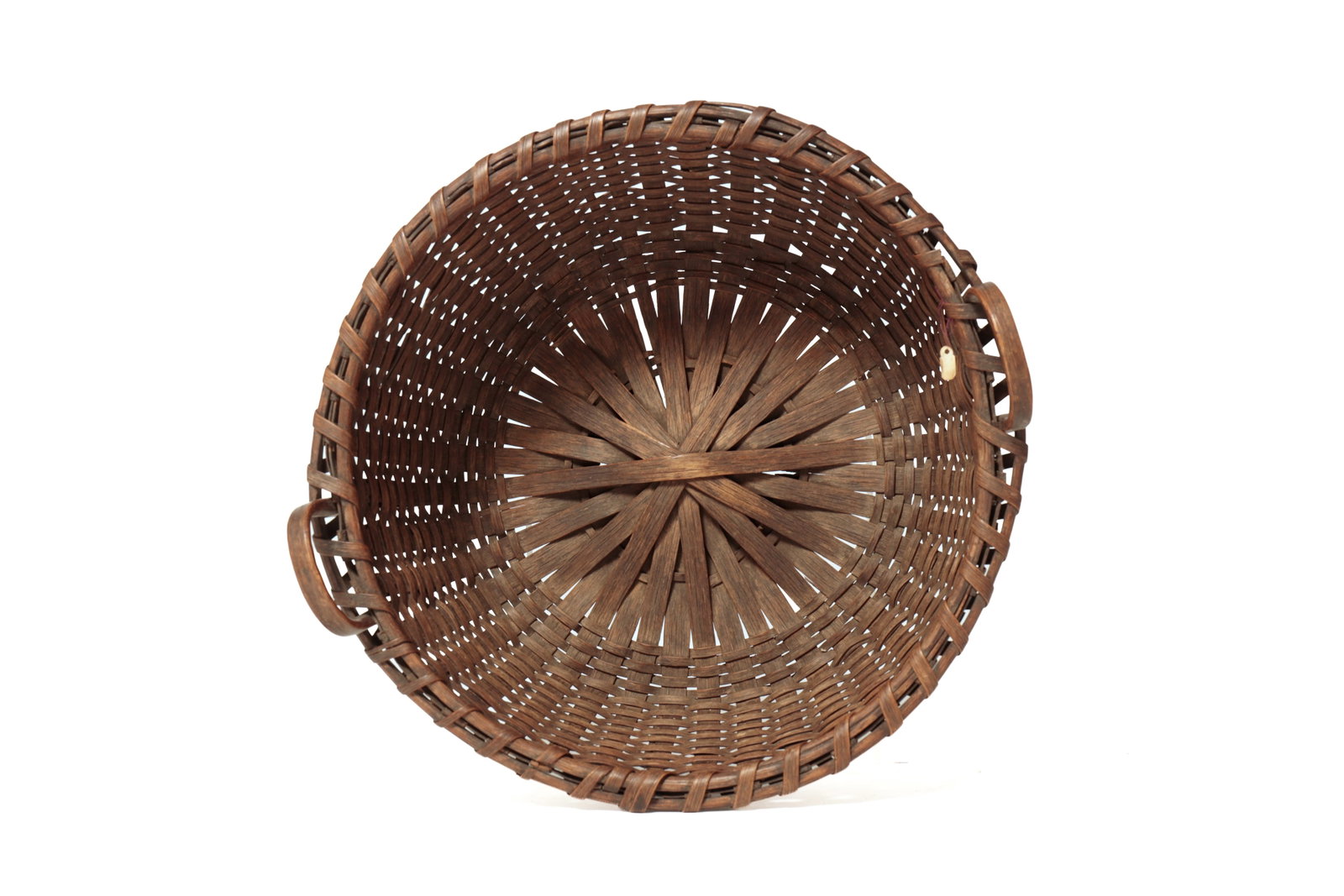 THREE BENTWOOD HANDLED BASKETS. - 6