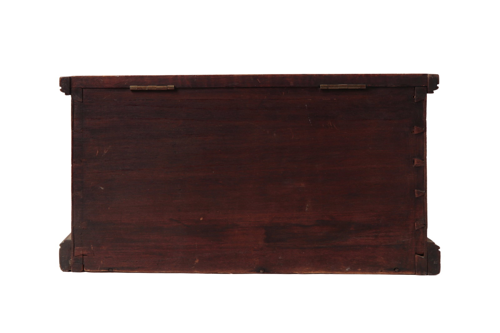 TIGER MAPLE DOVETAILED TABLETOP TRUNK. - 4