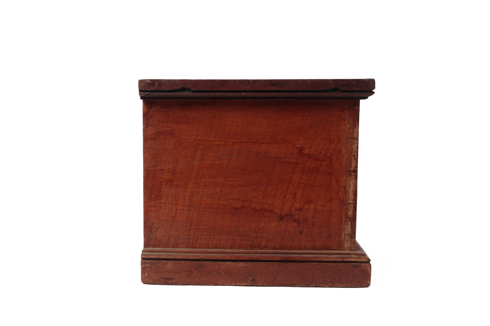 TIGER MAPLE DOVETAILED TABLETOP TRUNK. - 5