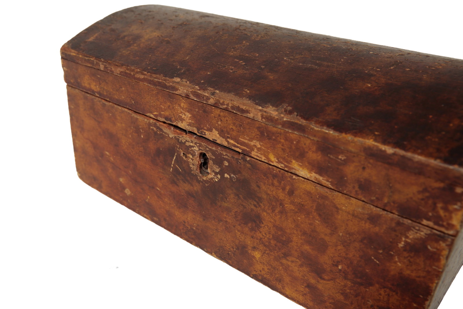 TWO PAINT-DECORATED DOCUMENT BOXES. - 10