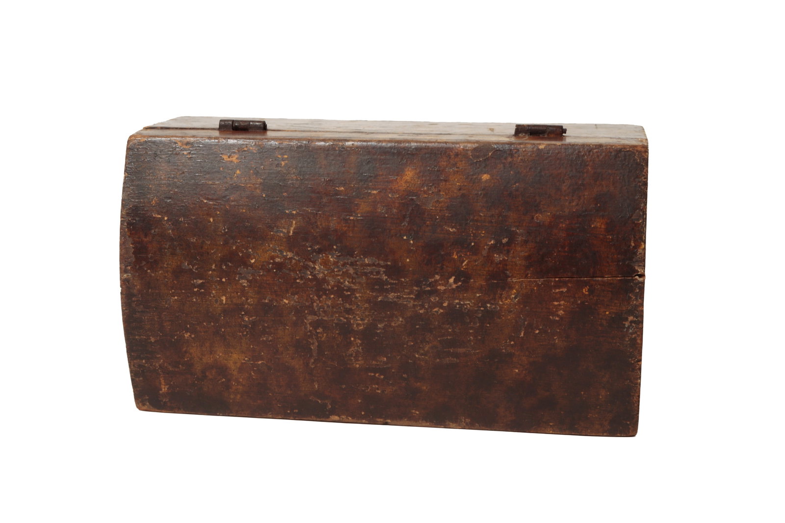 TWO PAINT-DECORATED DOCUMENT BOXES. - 5