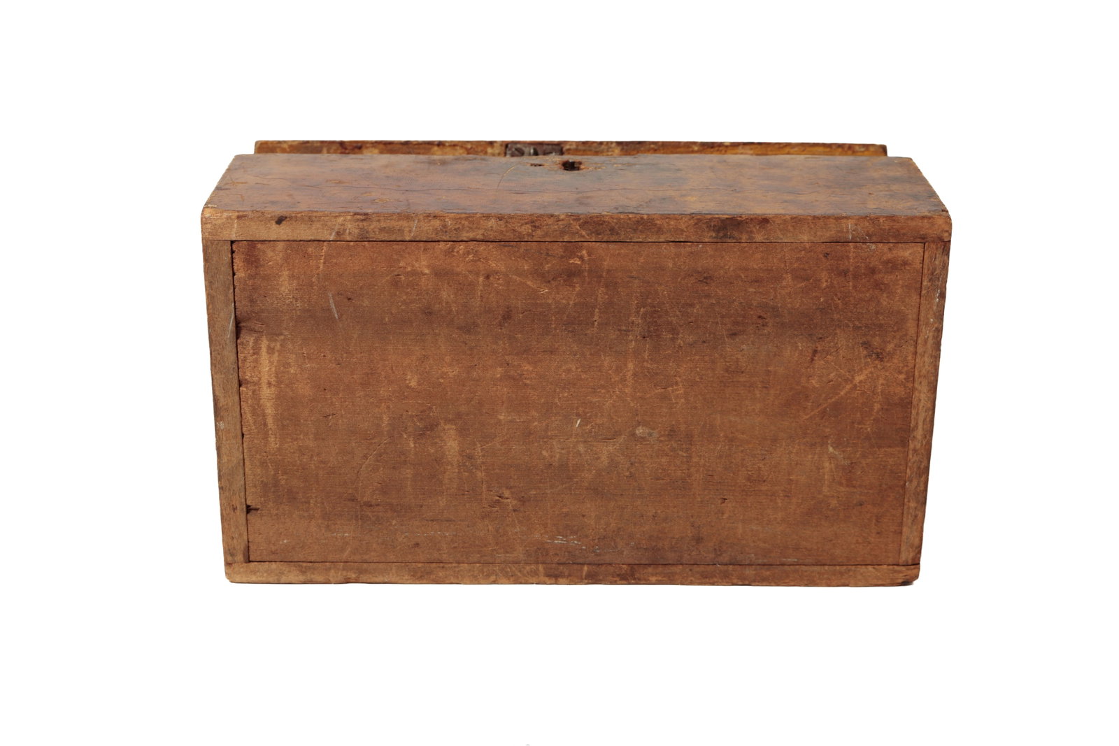 TWO PAINT-DECORATED DOCUMENT BOXES. - 6
