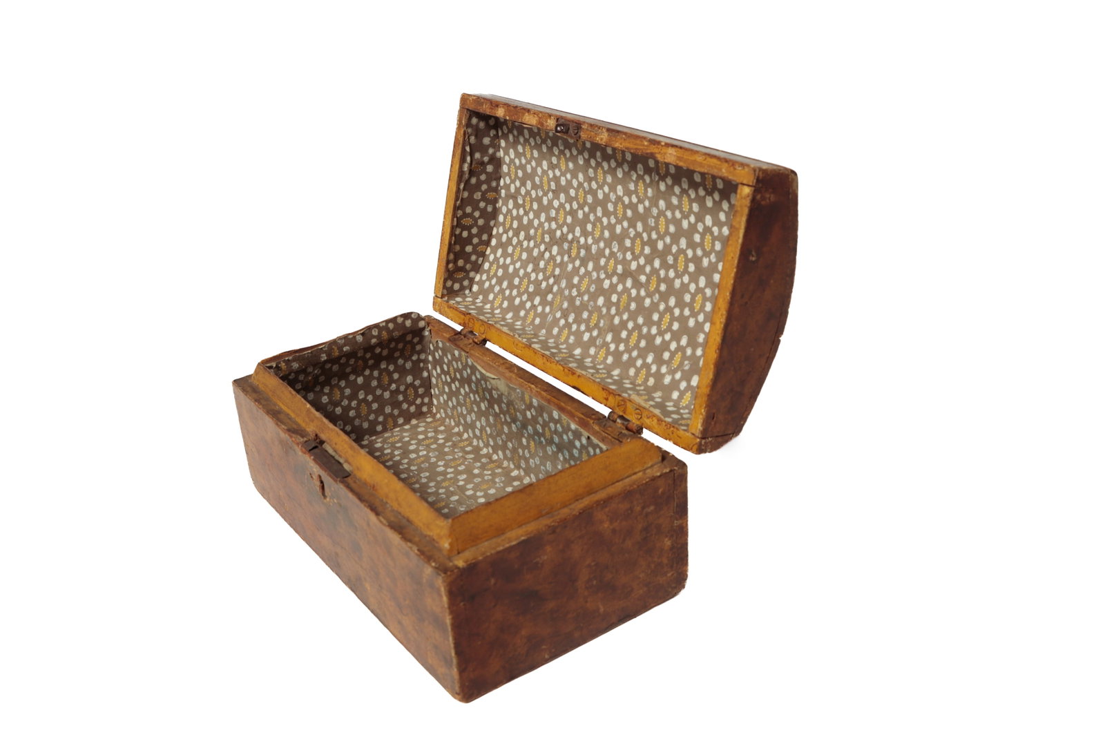 TWO PAINT-DECORATED DOCUMENT BOXES. - 7