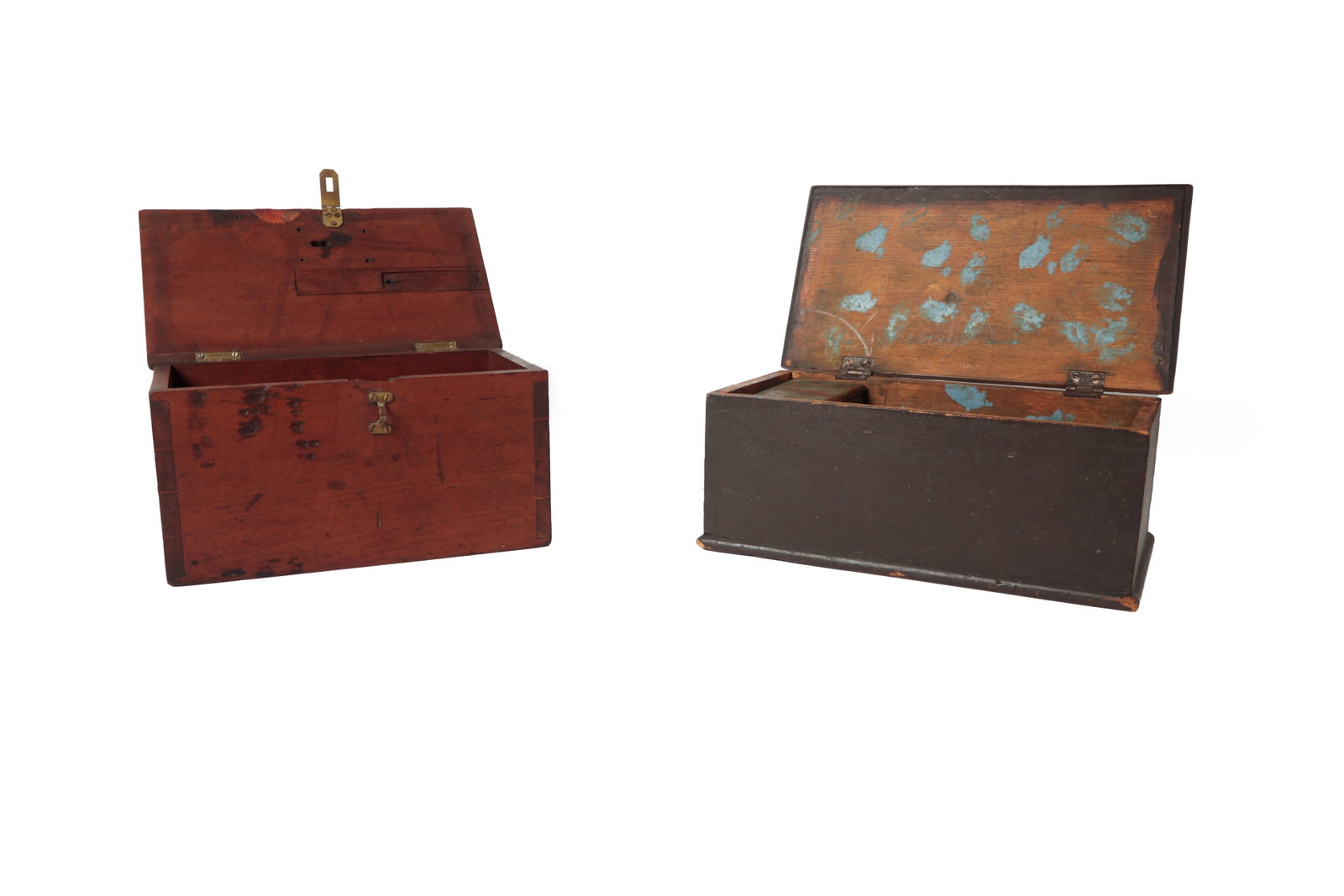 TWO DOVETAILED BOXES. (1 of 16)