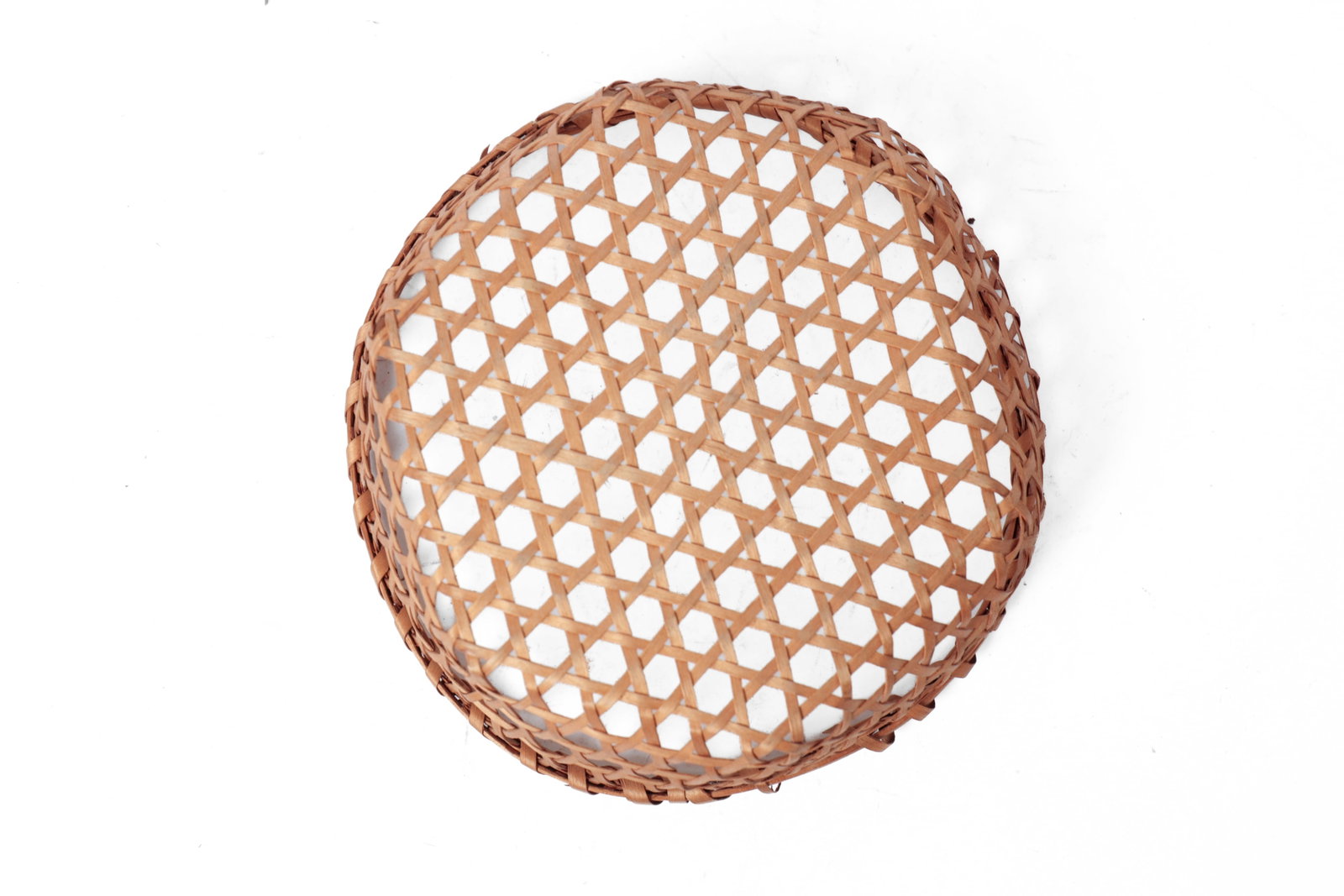 THREE BASKETS WITH WRAPPED RIMS. - 11