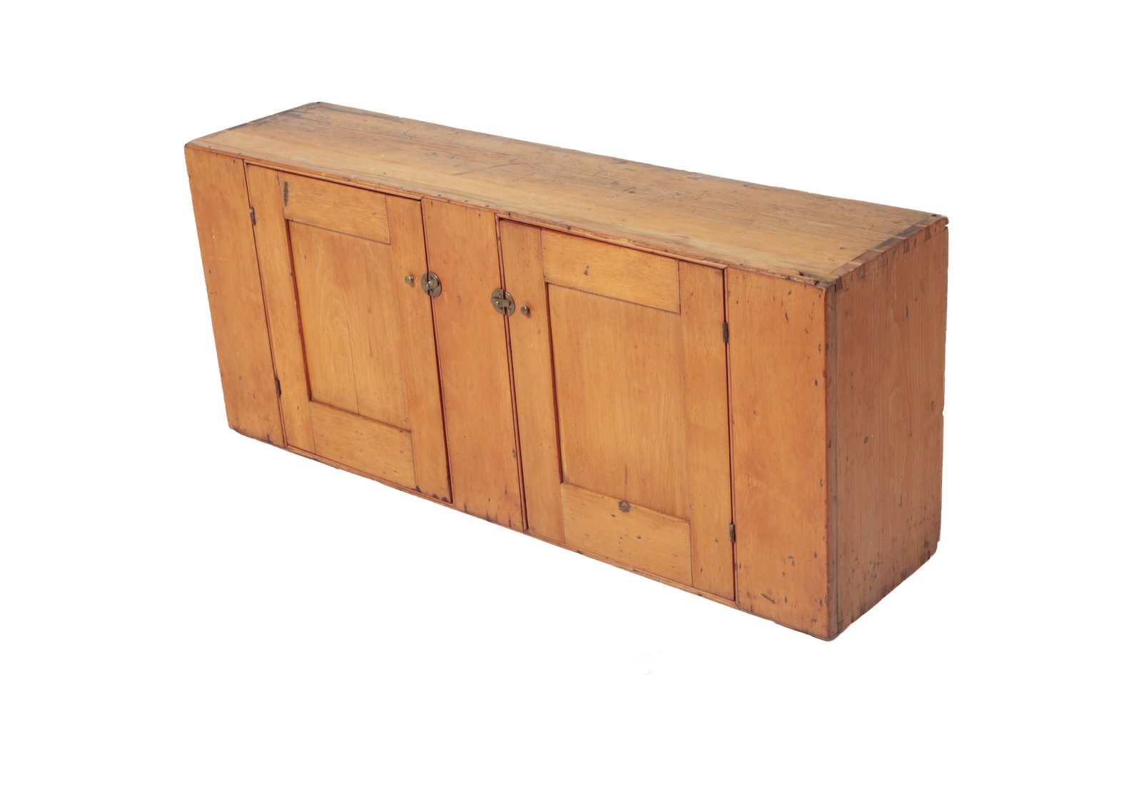 SHAKER TWO-DOOR HANGING CUPBOARD. (1 of 8)