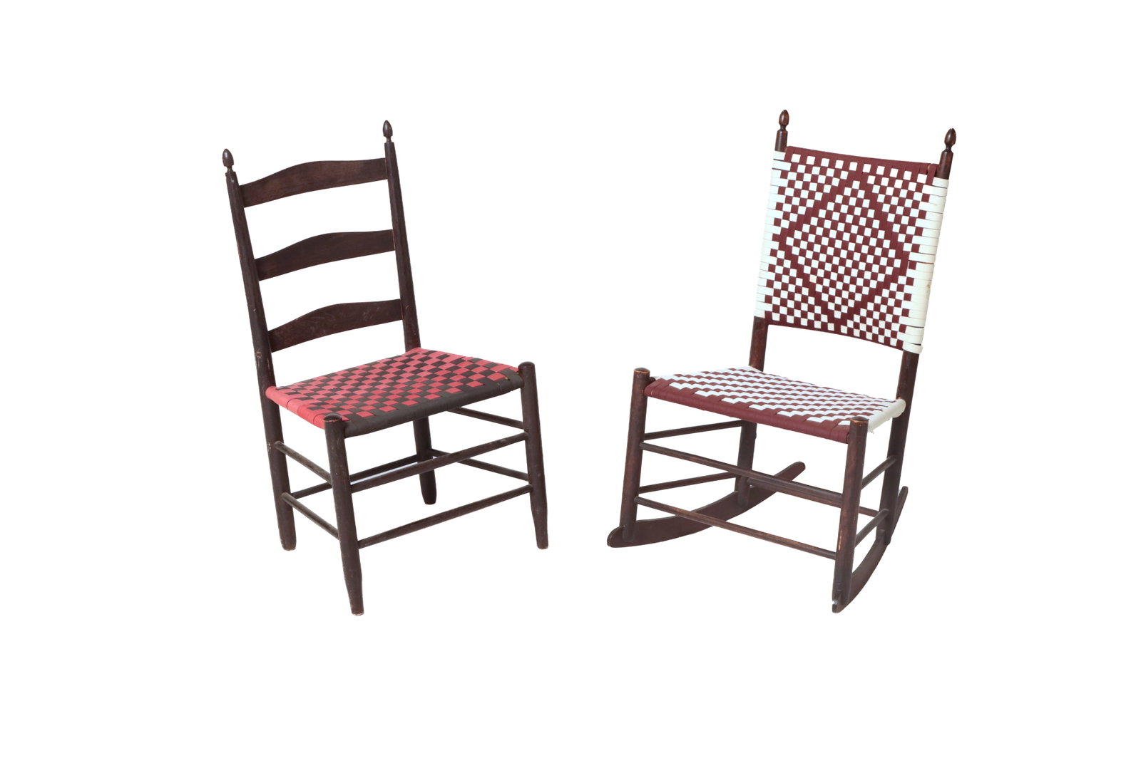SHAKER NUMBER THREE ROCKER AND SIDE CHAIR. (1 of 9)
