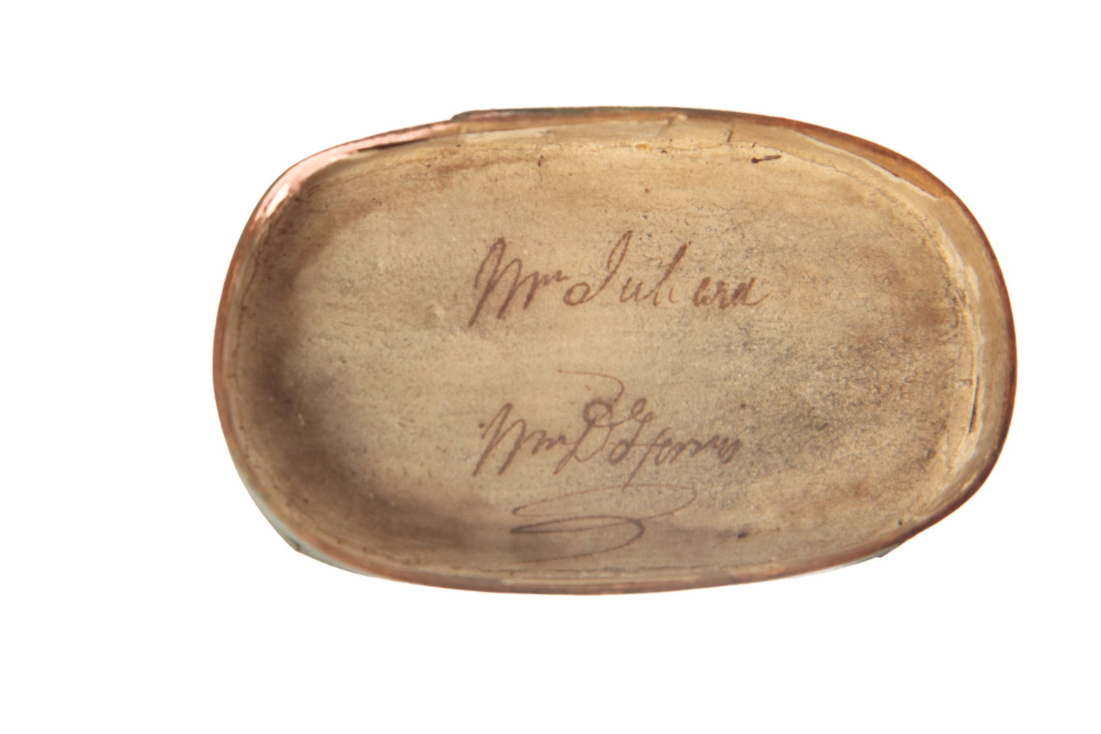 THREE OVAL PANTRY BOXES. - 19