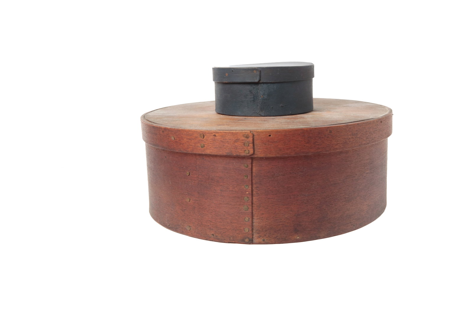 TWO BENTWOOD PANTRY BOXES. - 2