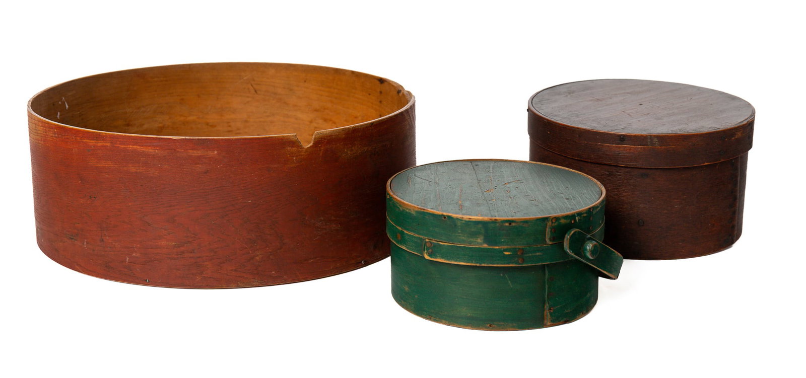 THREE PAINTED BENTWOOD KITCHEN ITEMS. - 2