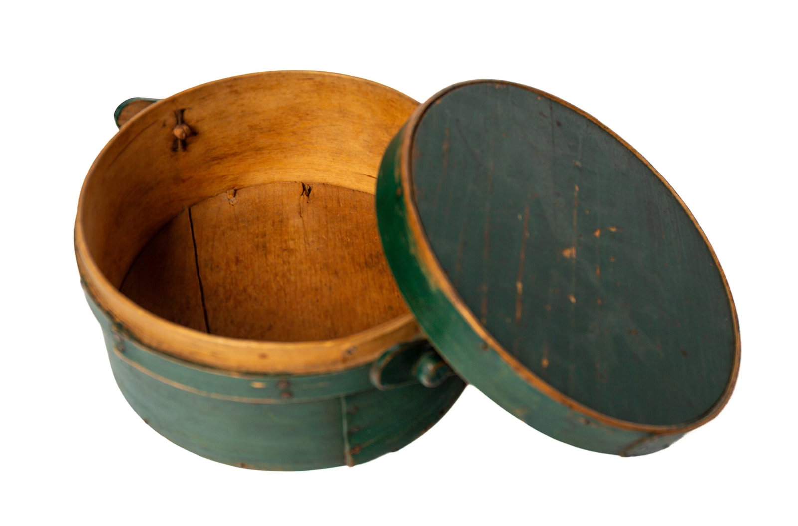 THREE PAINTED BENTWOOD KITCHEN ITEMS. - 7