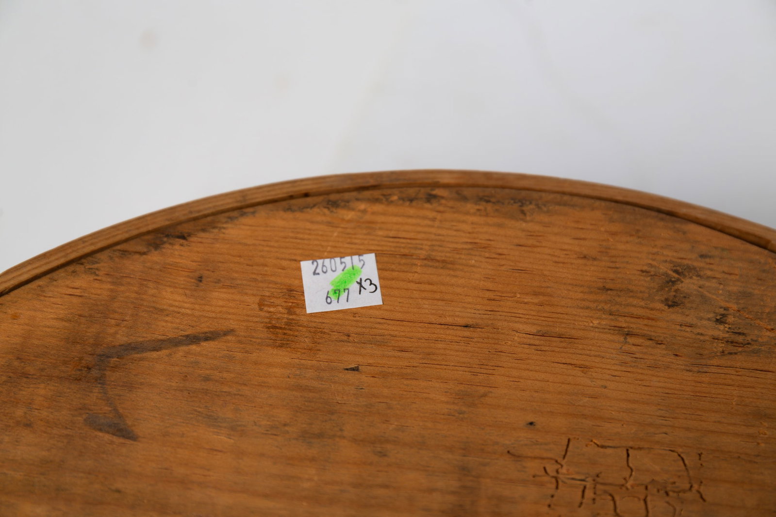THREE PAINTED BENTWOOD KITCHEN ITEMS. - 8