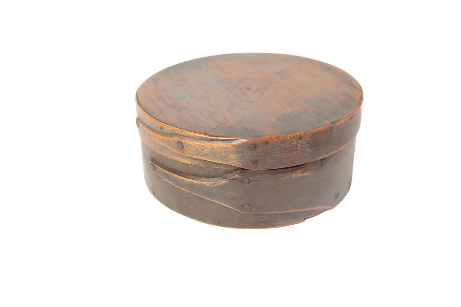 FOUR PAINTED BENTWOOD ITEMS. - 8