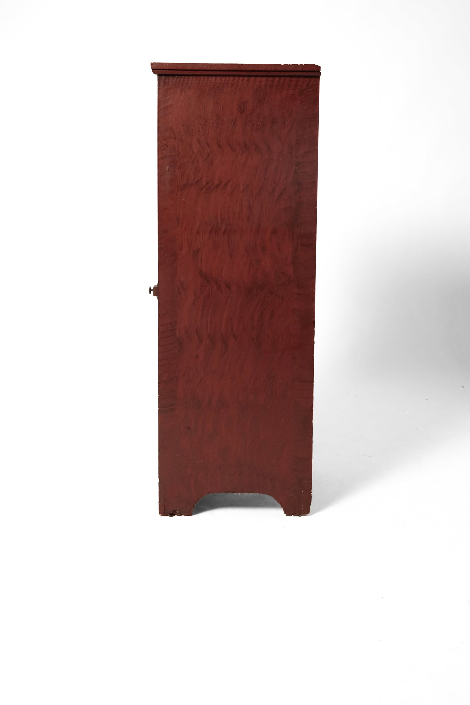 GRAIN-PAINTED CHIMNEY CUPBOARD. - 3