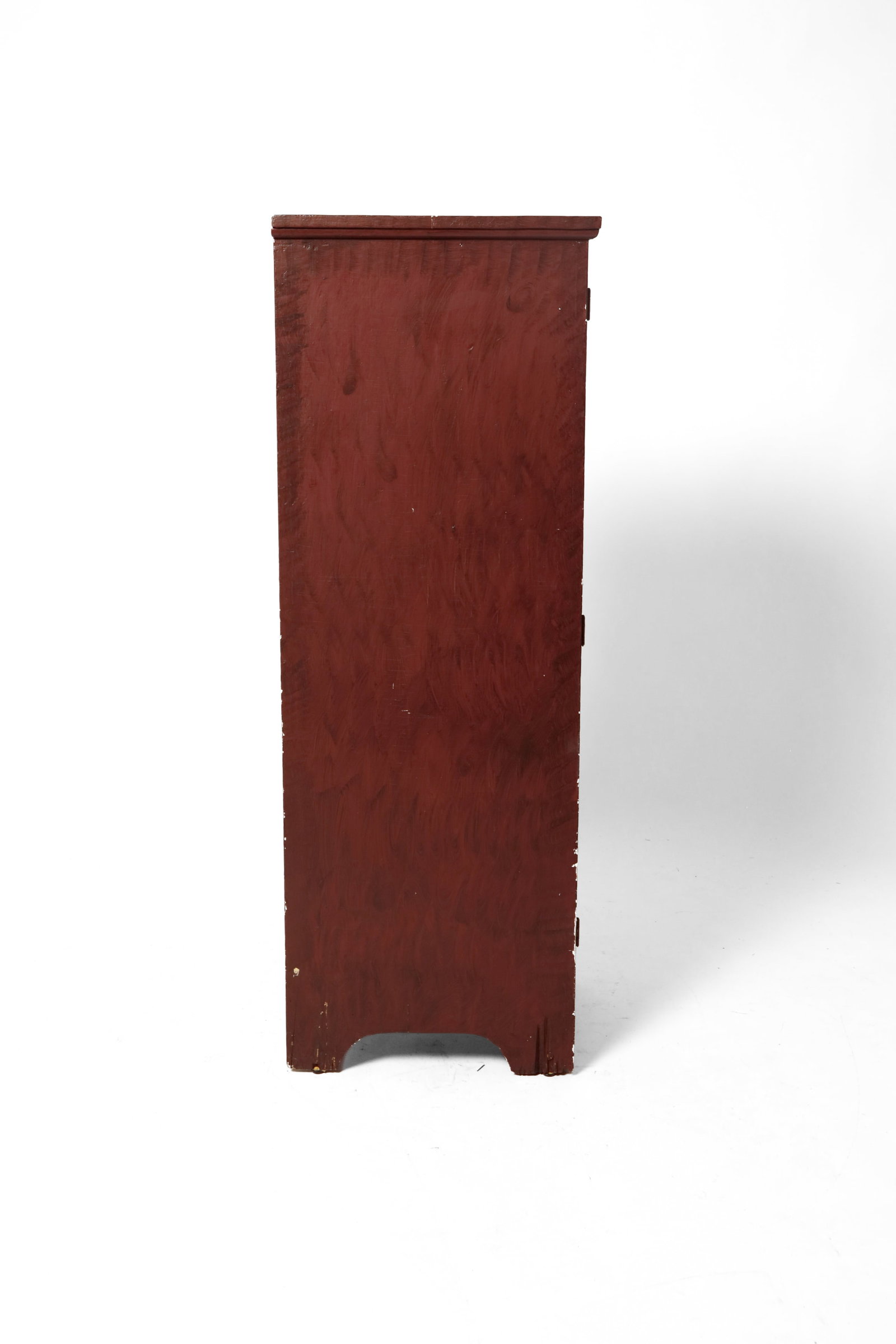 GRAIN-PAINTED CHIMNEY CUPBOARD. - 5
