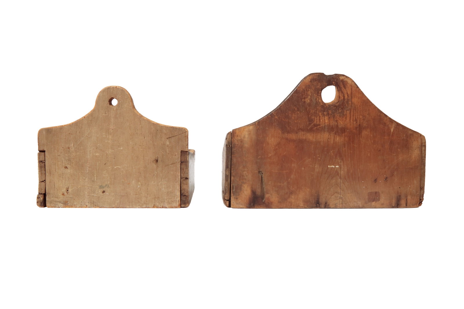 TWO HANGING CANDLE BOXES WITH ORIGINAL SURFACES. - 4