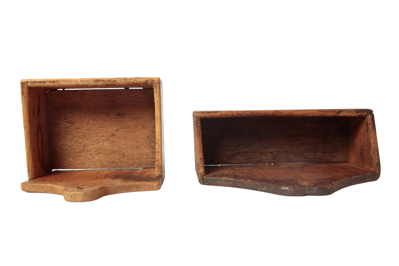 TWO HANGING CANDLE BOXES WITH ORIGINAL SURFACES. - 5