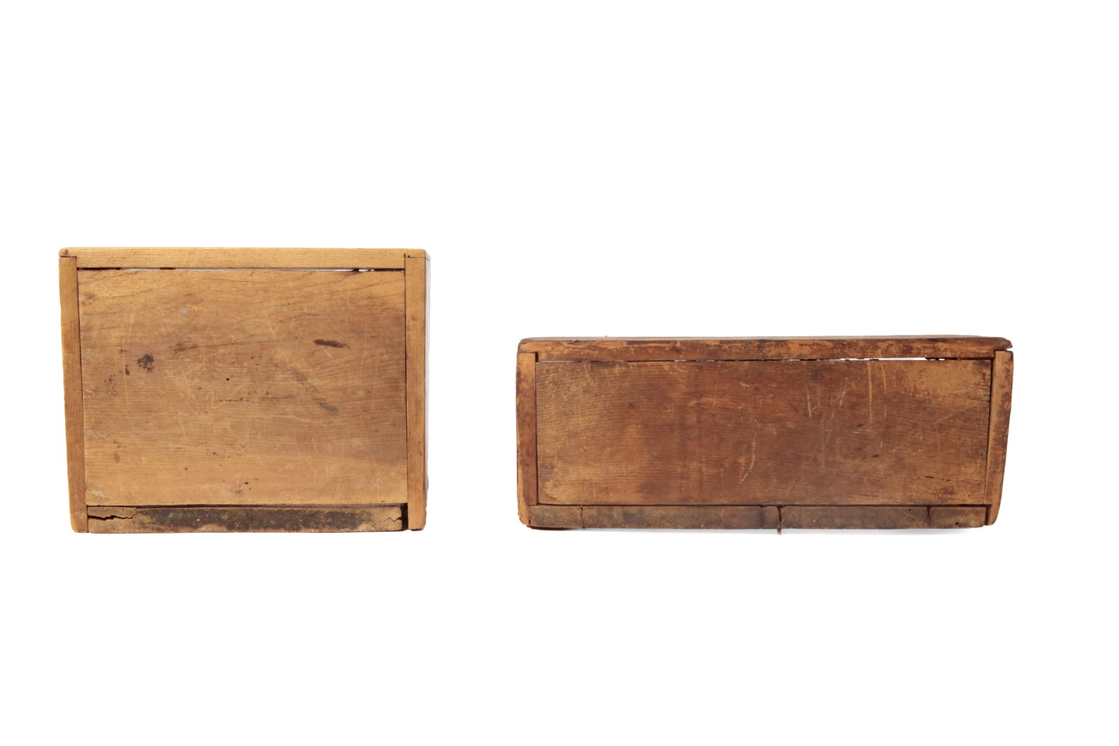 TWO HANGING CANDLE BOXES WITH ORIGINAL SURFACES. - 6