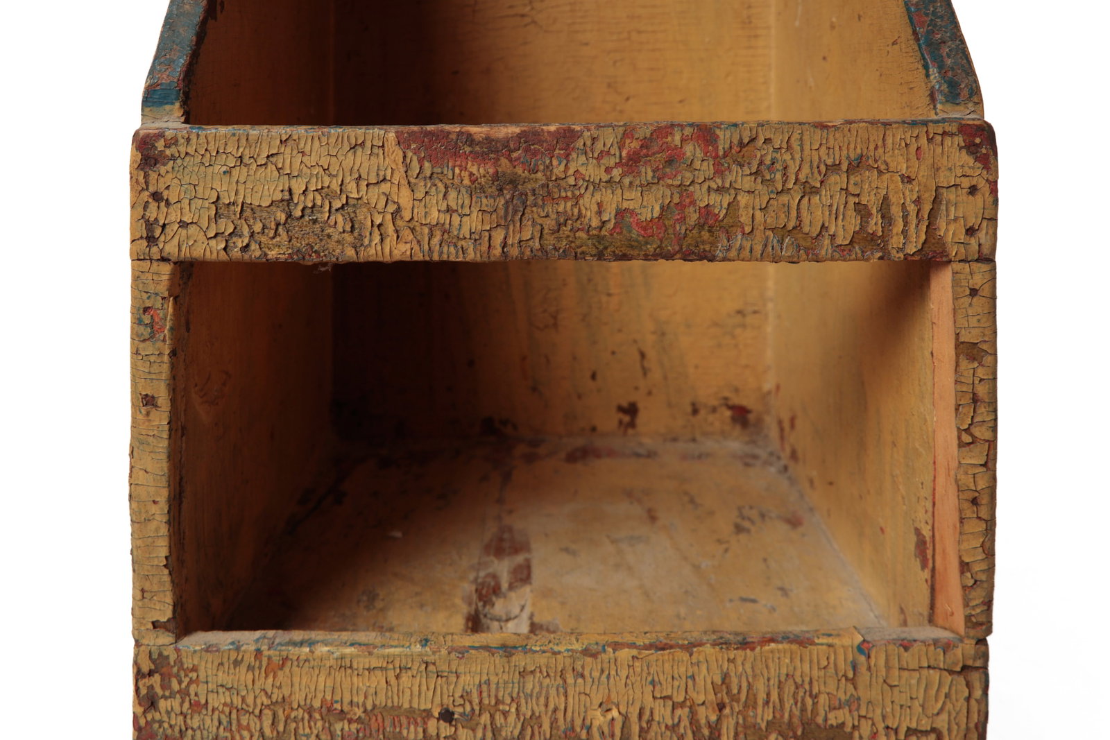 TWO PAINTED WALL BOXES. - 7
