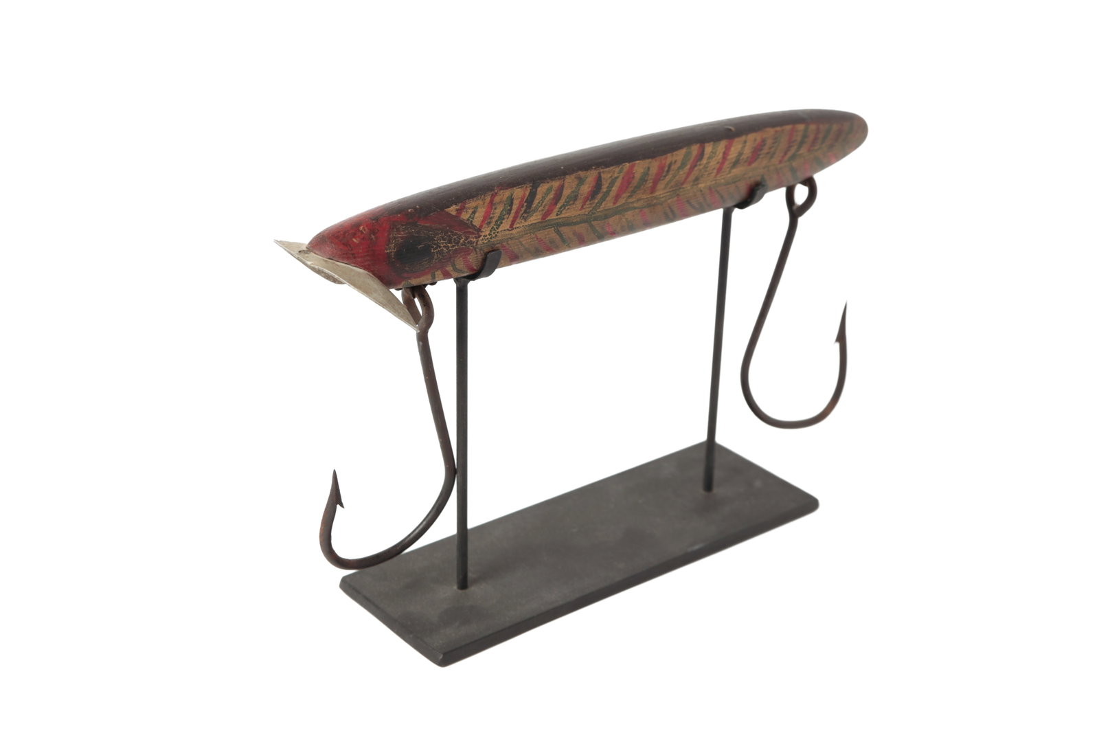LARGE CARVED AND PAINTED FISHING LURE STORE DISPLAY. (1 of 9)