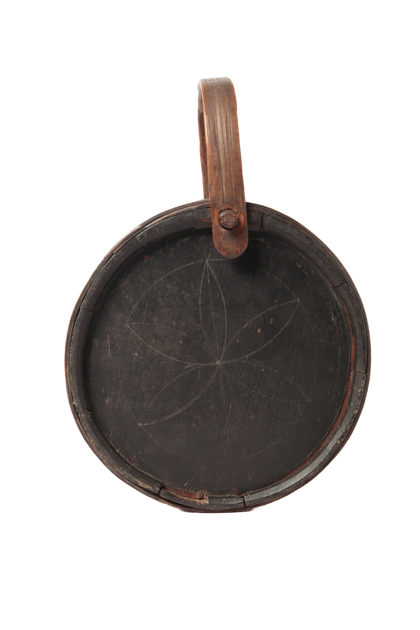 HANDLED CASK OR CANTEEN IN ORIGINAL PAINT. (1 of 9)