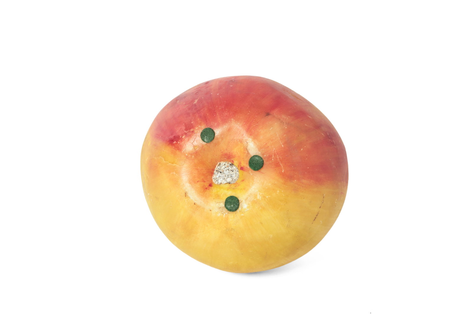 LARGE STONE APPLE AND APPLE BOX. - 11