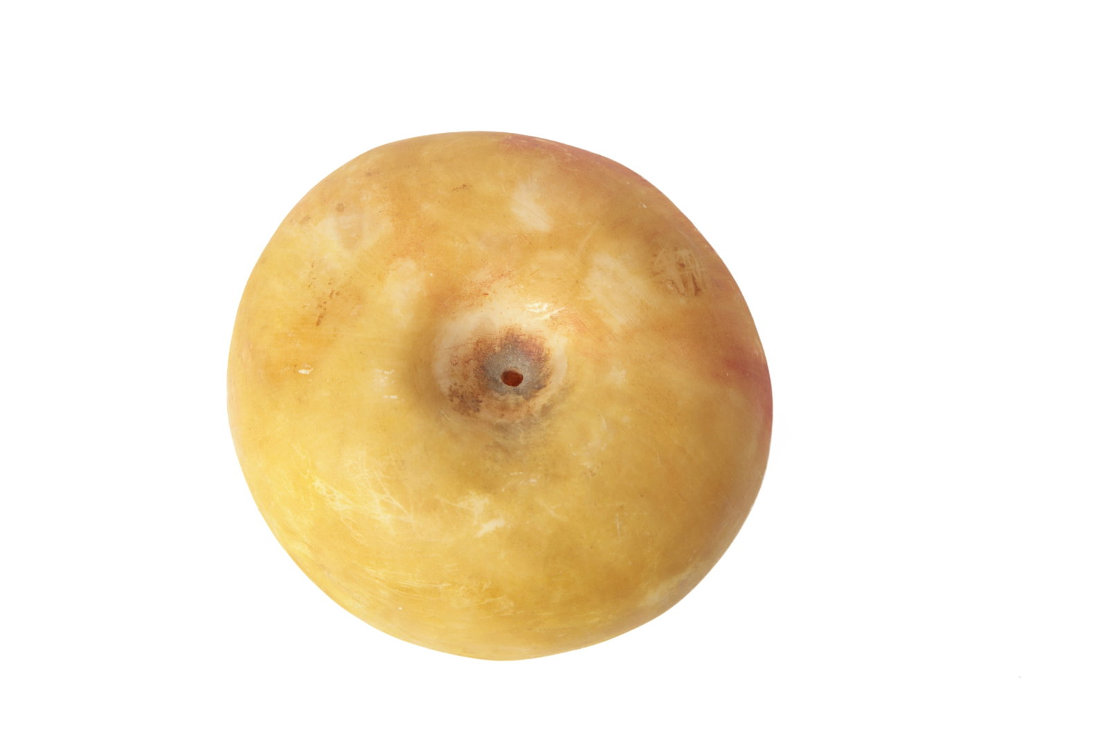 LARGE STONE APPLE AND APPLE BOX. - 12