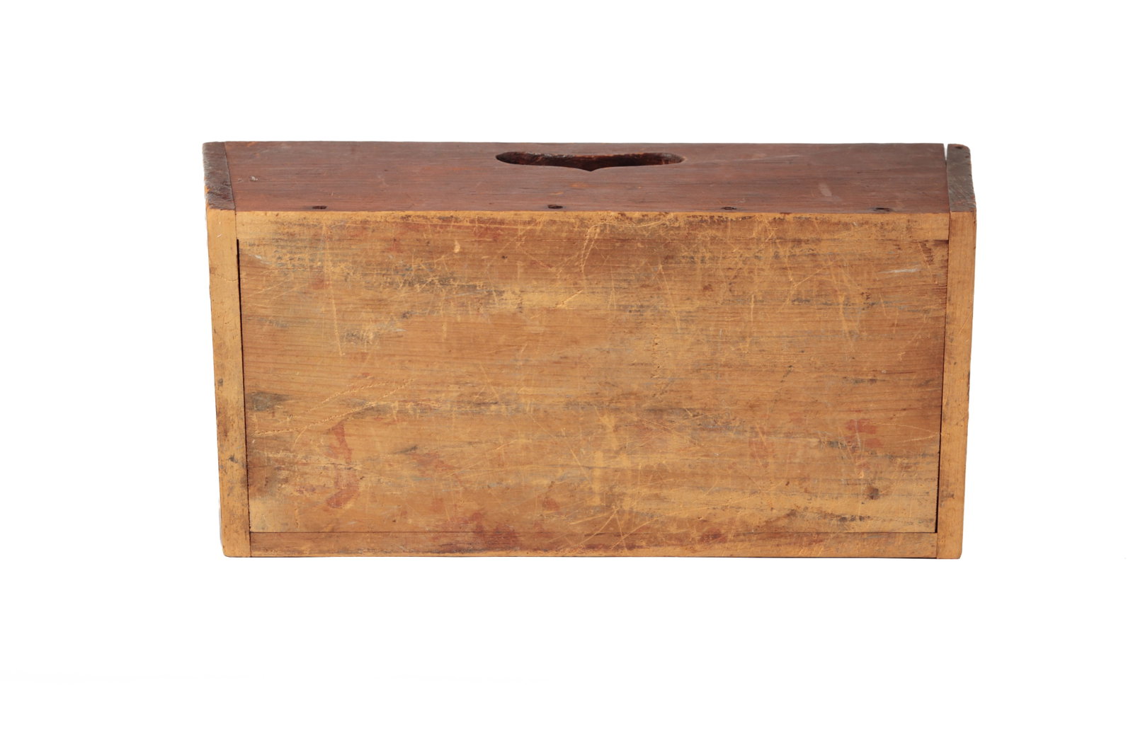 LARGE STONE APPLE AND APPLE BOX. - 6