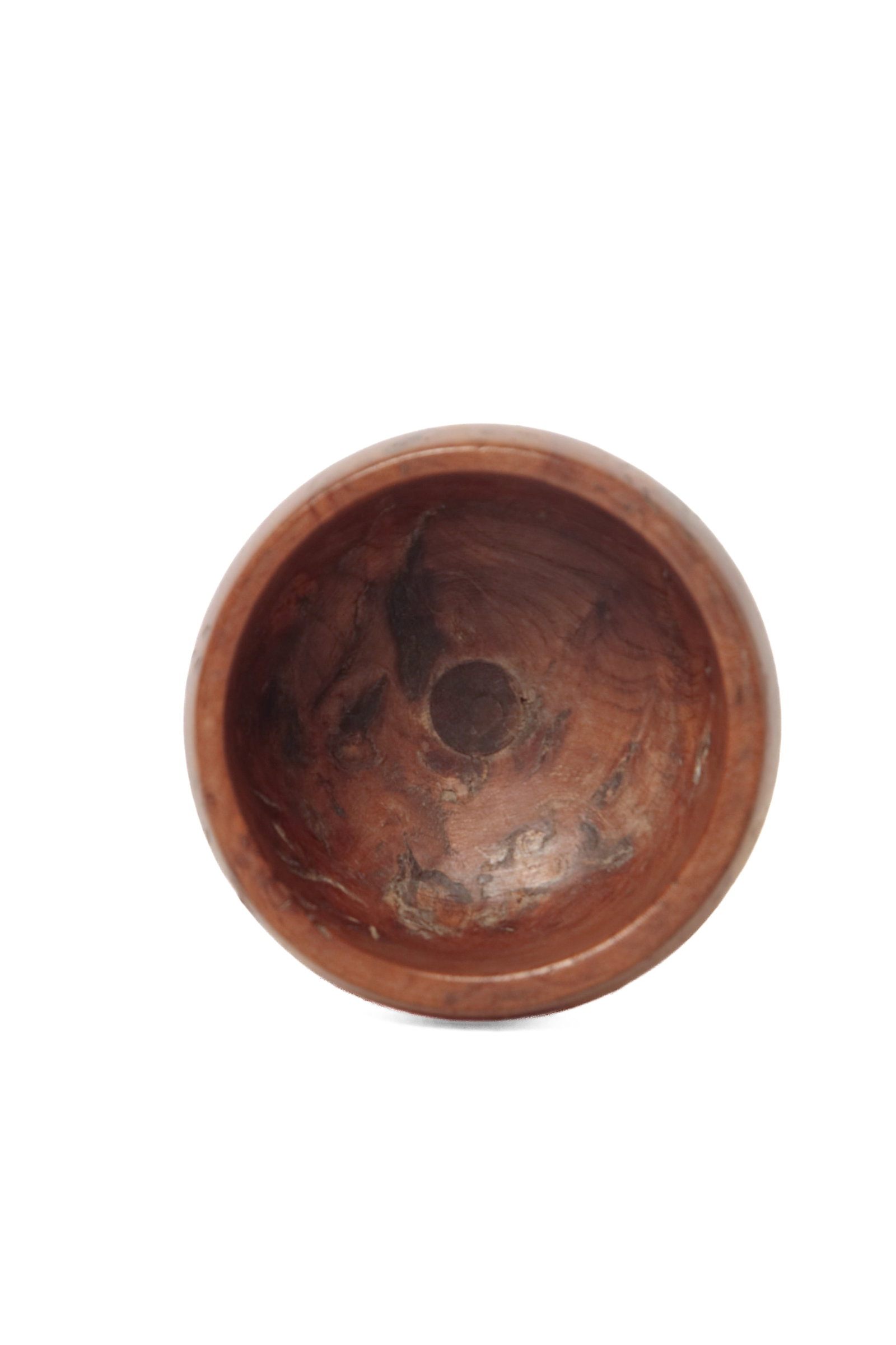 TURNED BURL FOOTED MASTER SALT. - 4