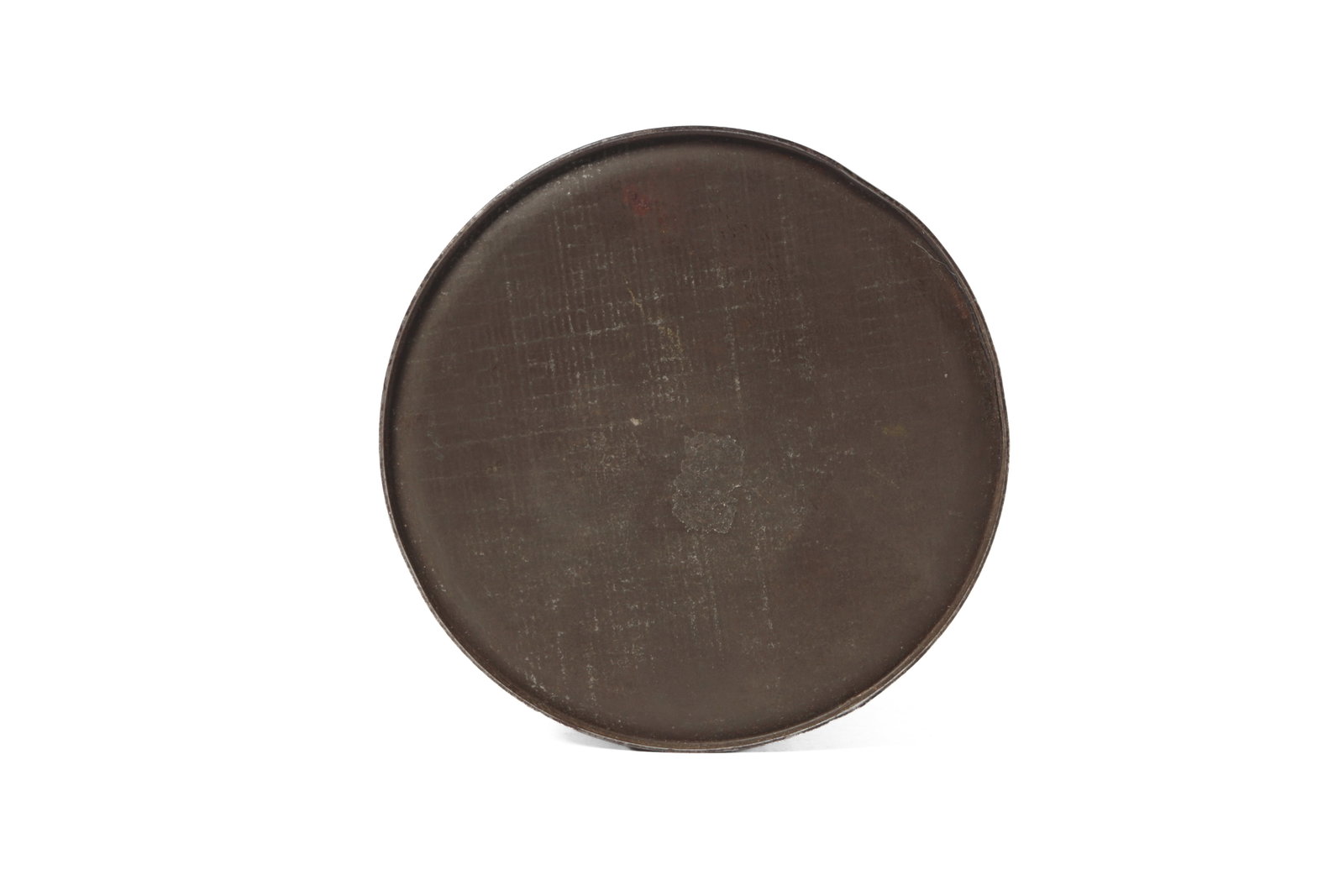 TOLE-DECORATED LIDDED ROUND BOX. - 7