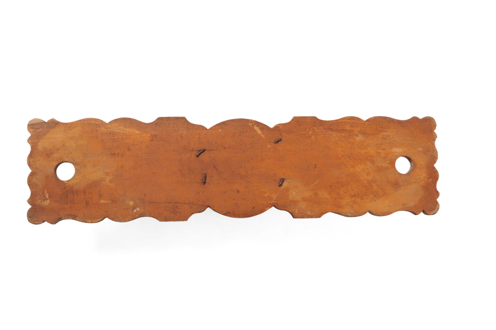 PAINT-DECORATED HATCHEL, DATED 1882. - 2