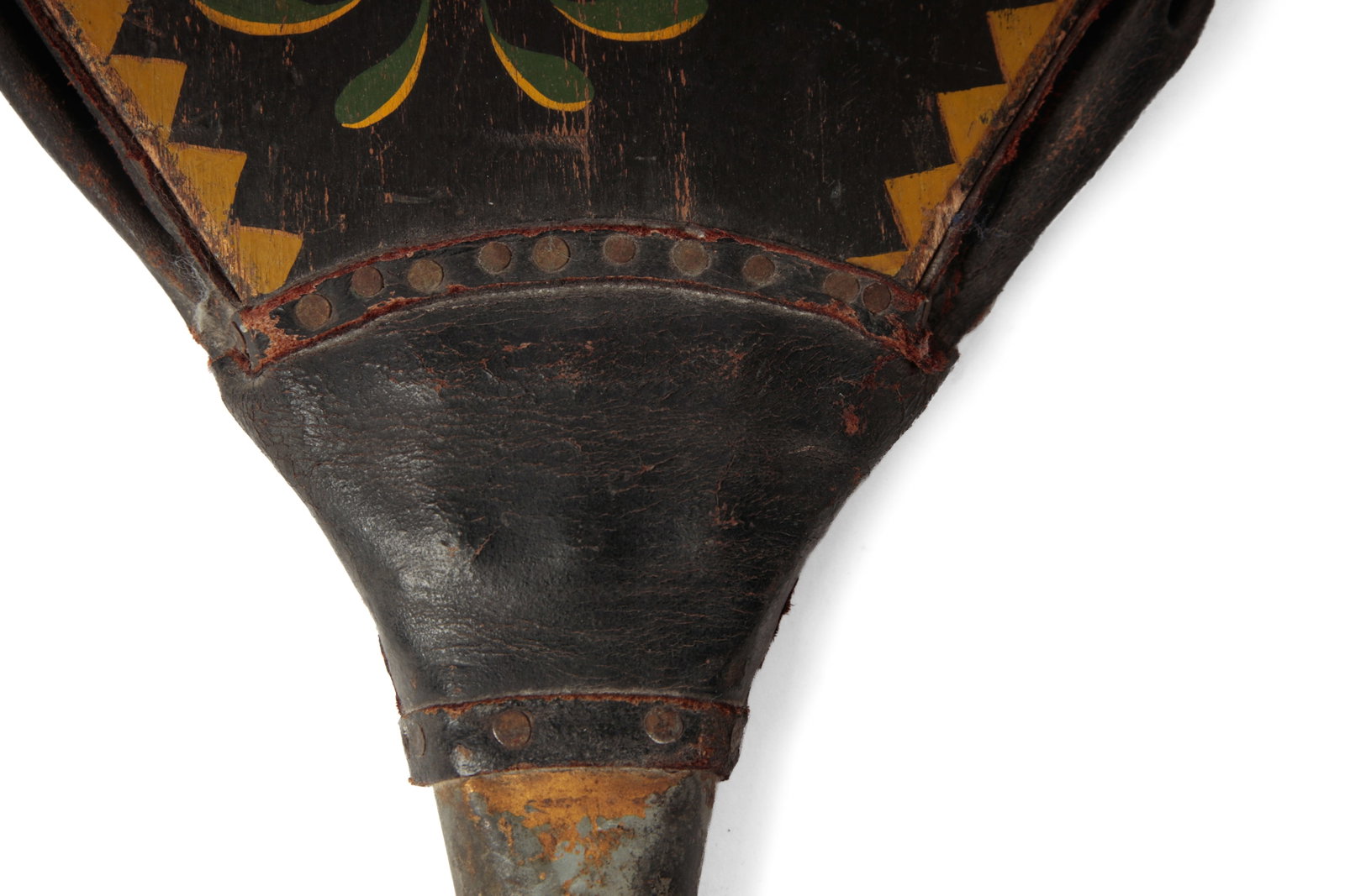 TWO PAINT-DECORATED BELLOWS. - 10