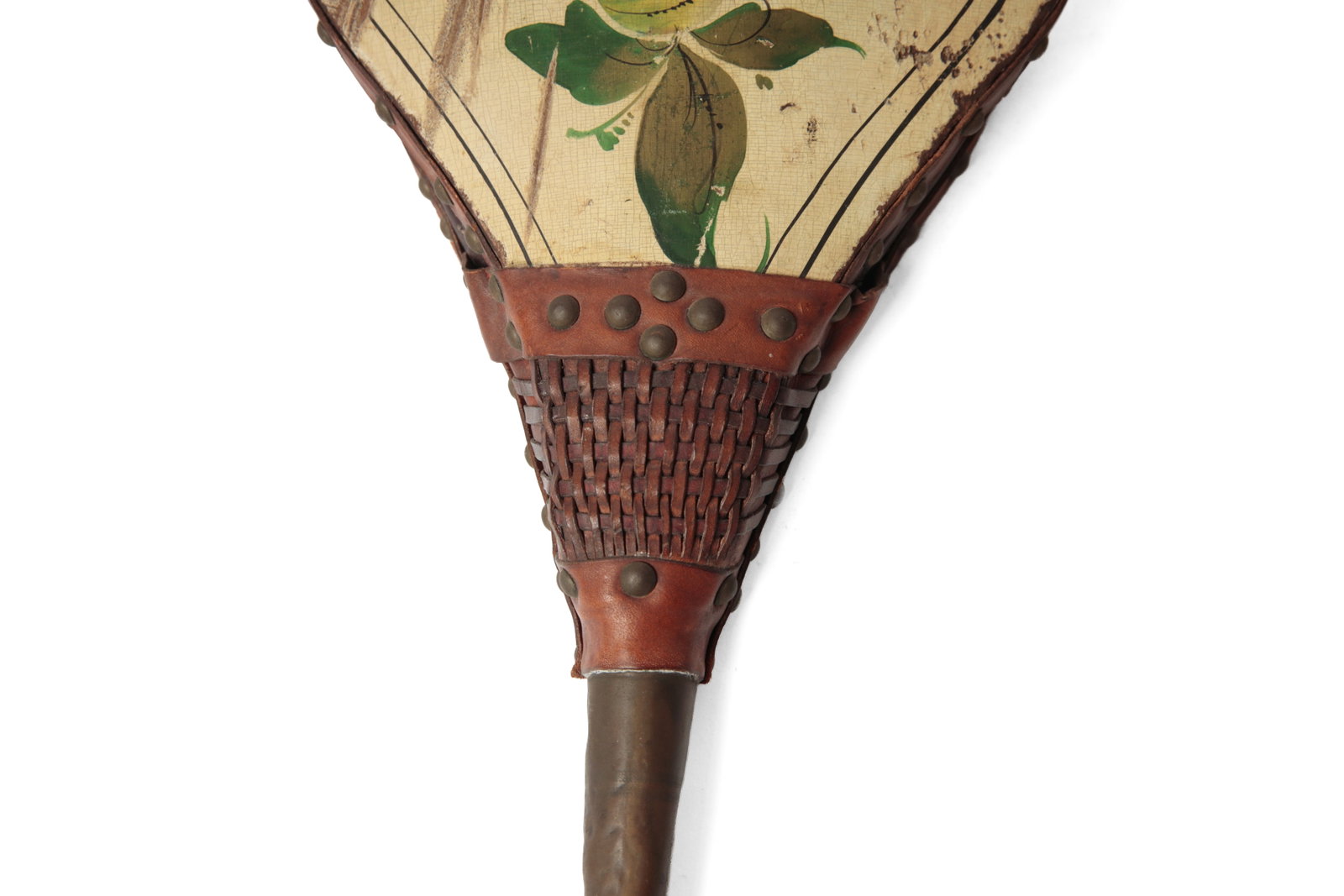 TWO PAINT-DECORATED BELLOWS. - 5