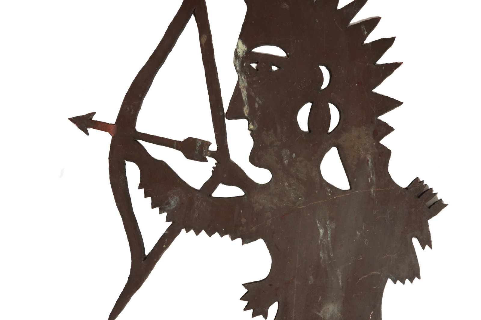 CUT SHEET COPPER FRATERNAL WEATHERVANE. - 4