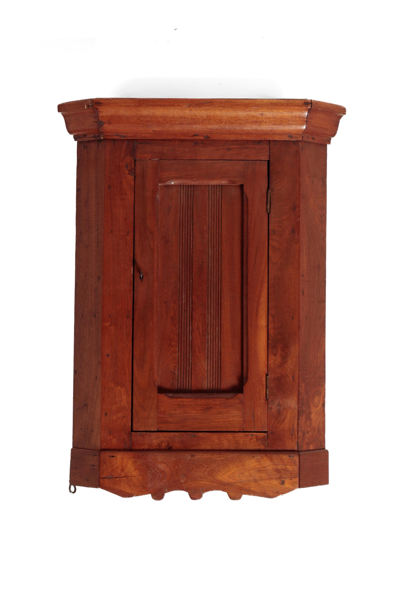 VICTORIAN HANGING CORNER CUPBOARD. - 2