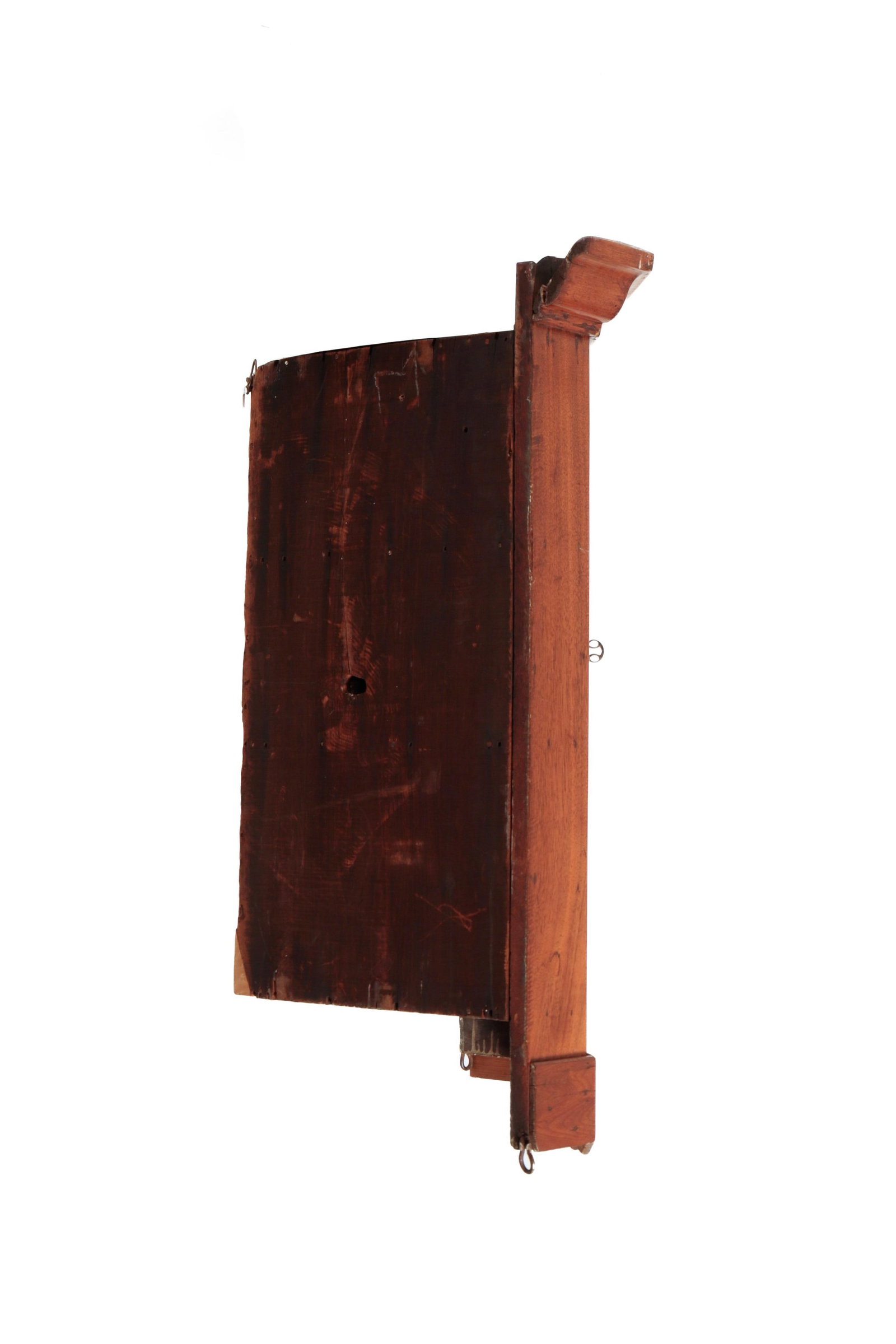 VICTORIAN HANGING CORNER CUPBOARD. - 3