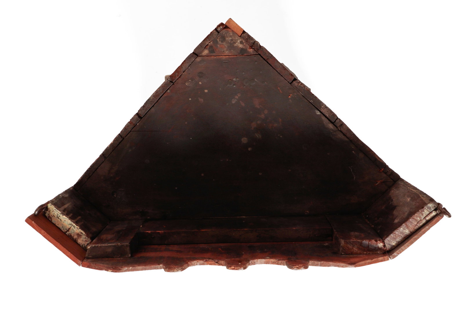 VICTORIAN HANGING CORNER CUPBOARD. - 5