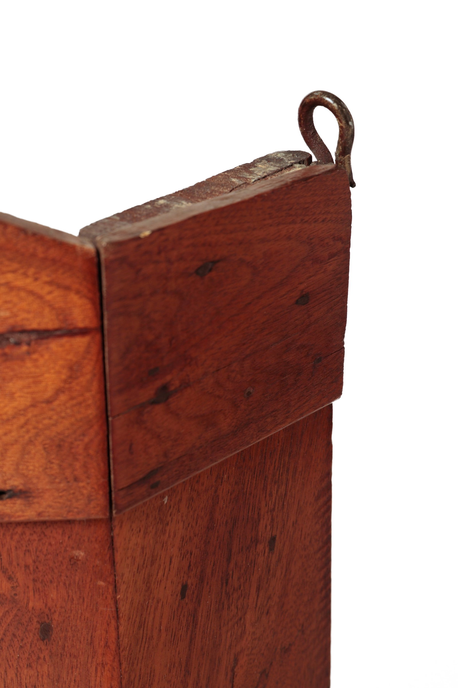 VICTORIAN HANGING CORNER CUPBOARD. - 7