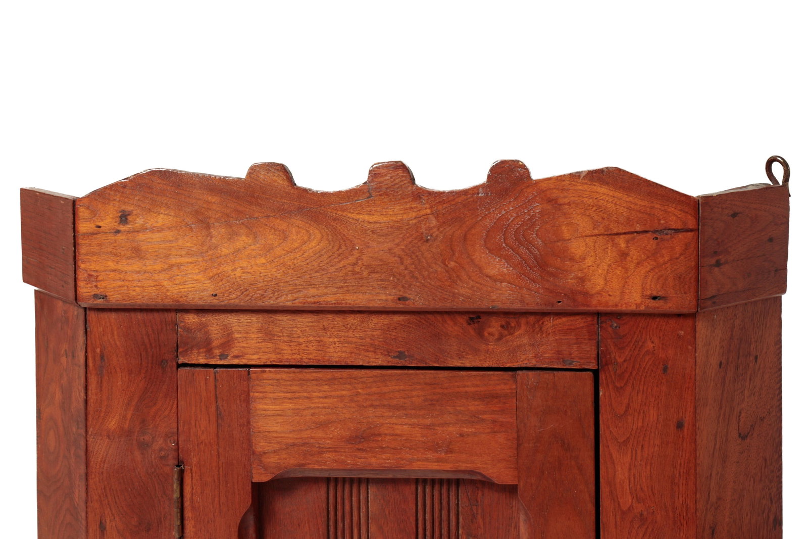 VICTORIAN HANGING CORNER CUPBOARD. - 9