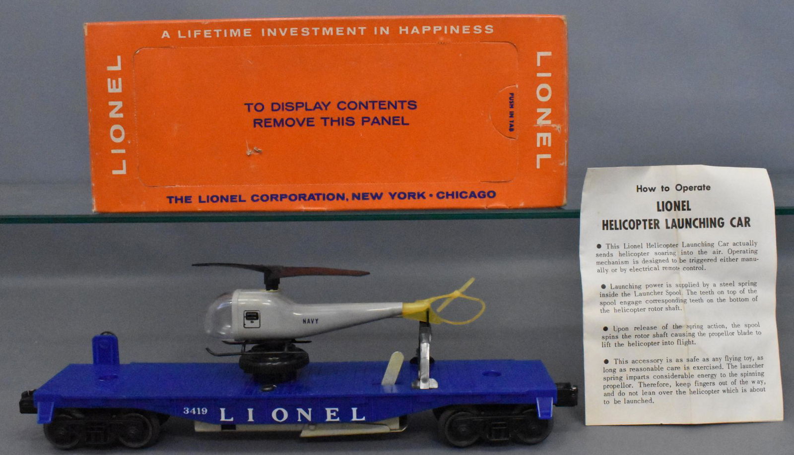 lionel helicopter car
