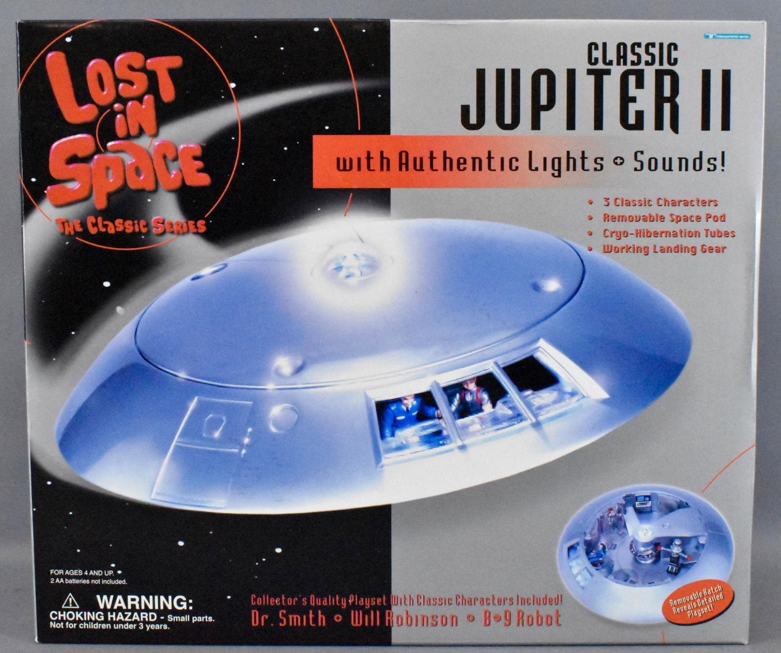 Trendmasters Lost in Space Classic Jupiter II mint in: Trendmasters Lost in Space Classic Jupiter II factory sealed. Box is in excellent condition, never opened.
