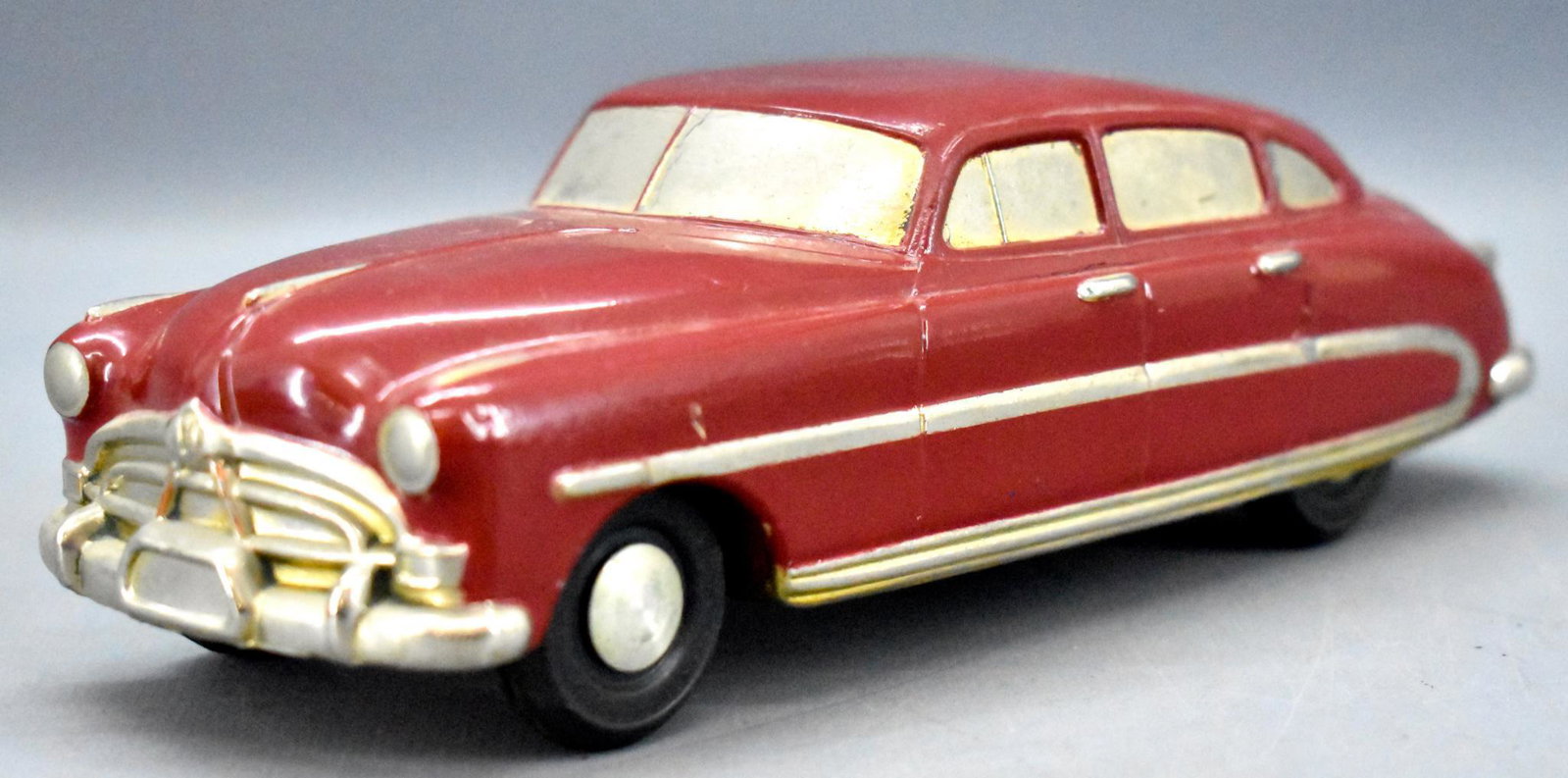 Restored Mastercaster 1951 Hudson trophy topper: Restored Mastercaster 1951 Hudson trophy topper that has been repainted and has reproduction wheels and tires. Sold as-is as seen in the photos with no returns.