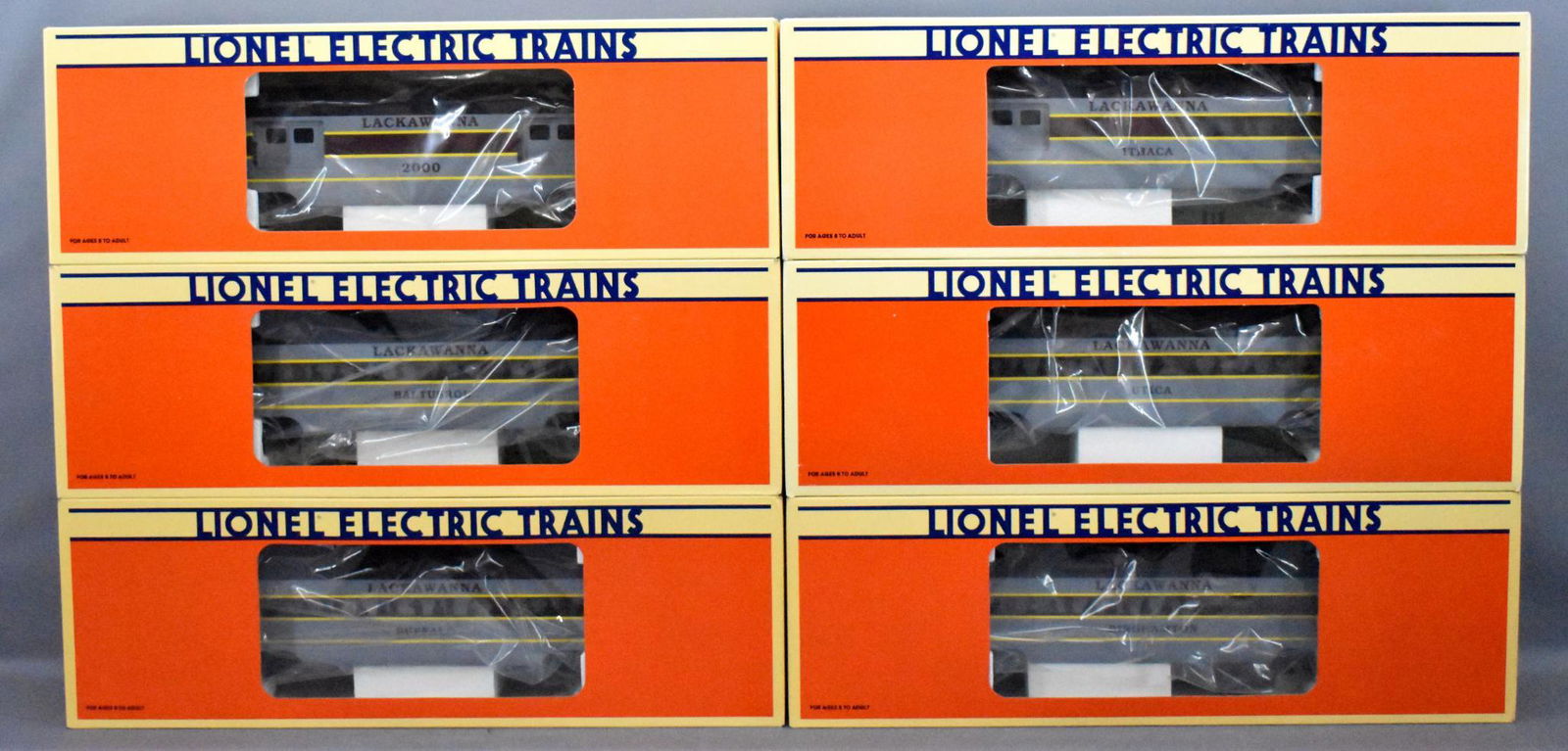 Lionel O gauge Erie Lackawanna six car passenger car May 30, 2020