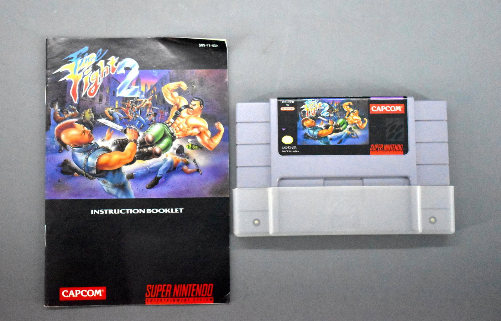 SNES Super Nintendo Final Fight cartridge with manual: SNES Super Nintendo Final Fight cartridge with manual, both are in excellent condition as seen in the photos. Game is untested.