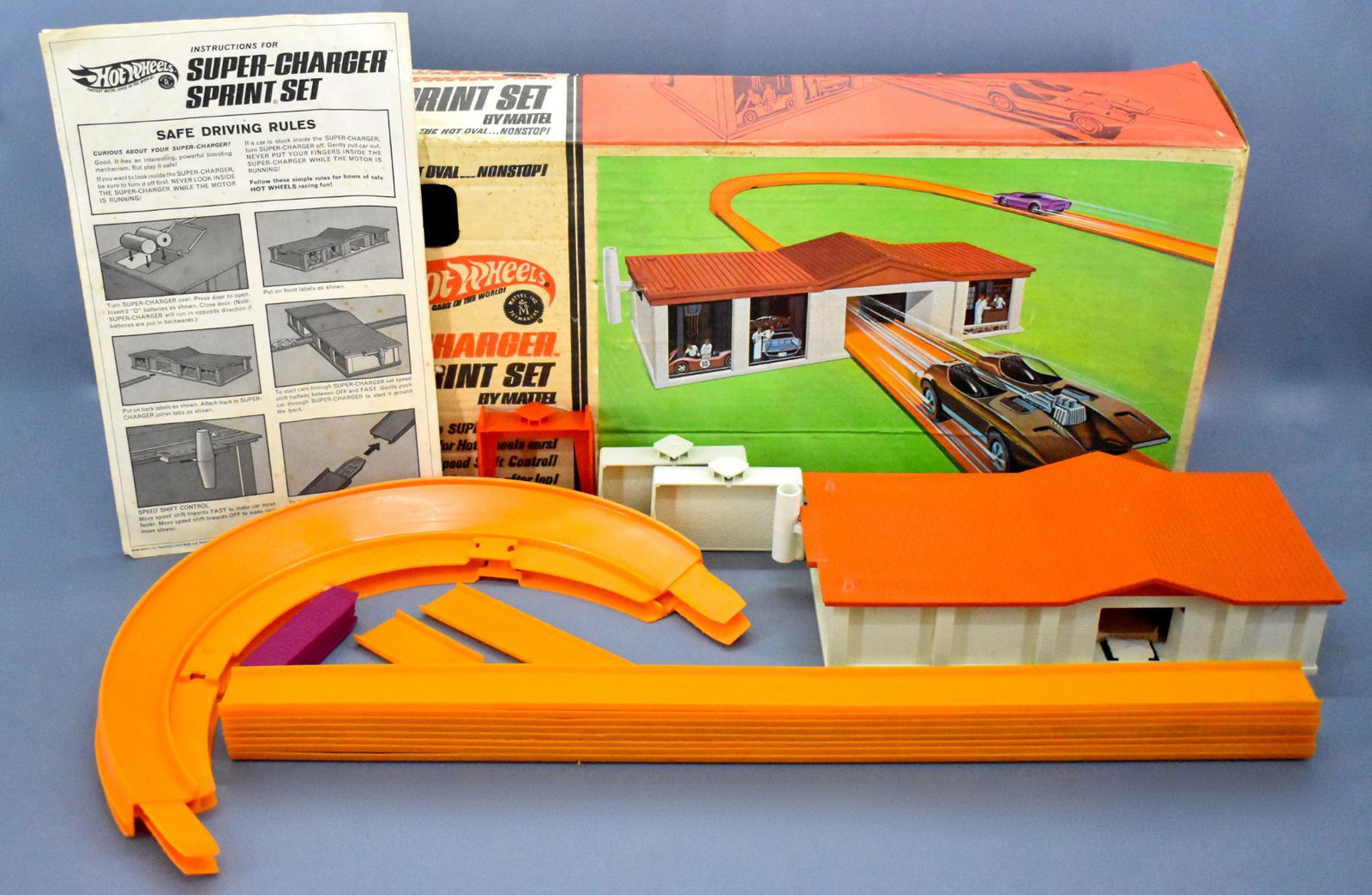 hot wheels super charger sprint set