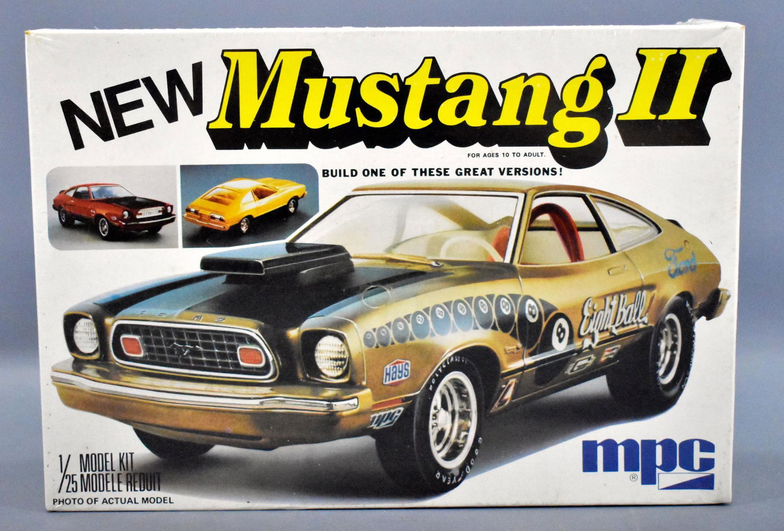 Factory sealed MPC 1976 Mustang Mach I 1/25 scale model (1 of 5)